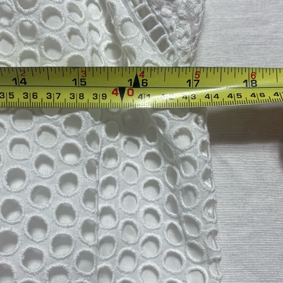 Michael Kors White Eyelet Mini Dress - Picture 11 of 13